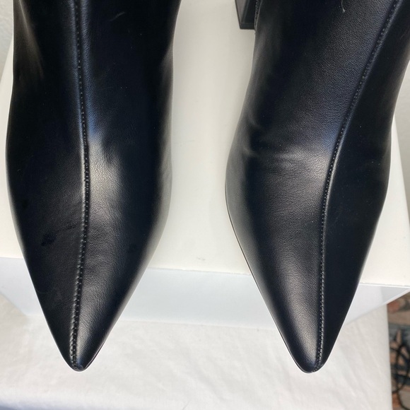 NWB Wild Pair Black Knee-High Block Heel Boots Size 10 - Picture 11 of 14